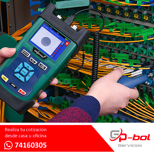 certificación y equipo de fibra óptica y cobre